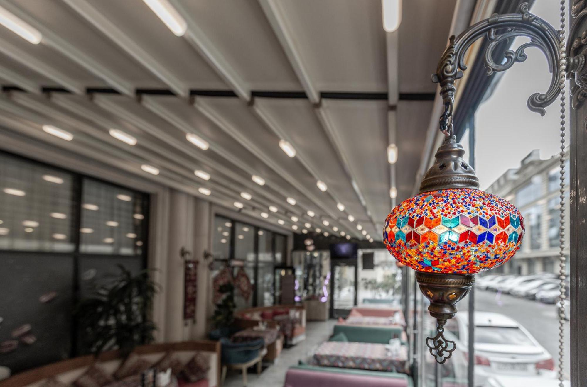 Alba Hotel & Spa Baku Exterior photo A Turkish mosaic lamp